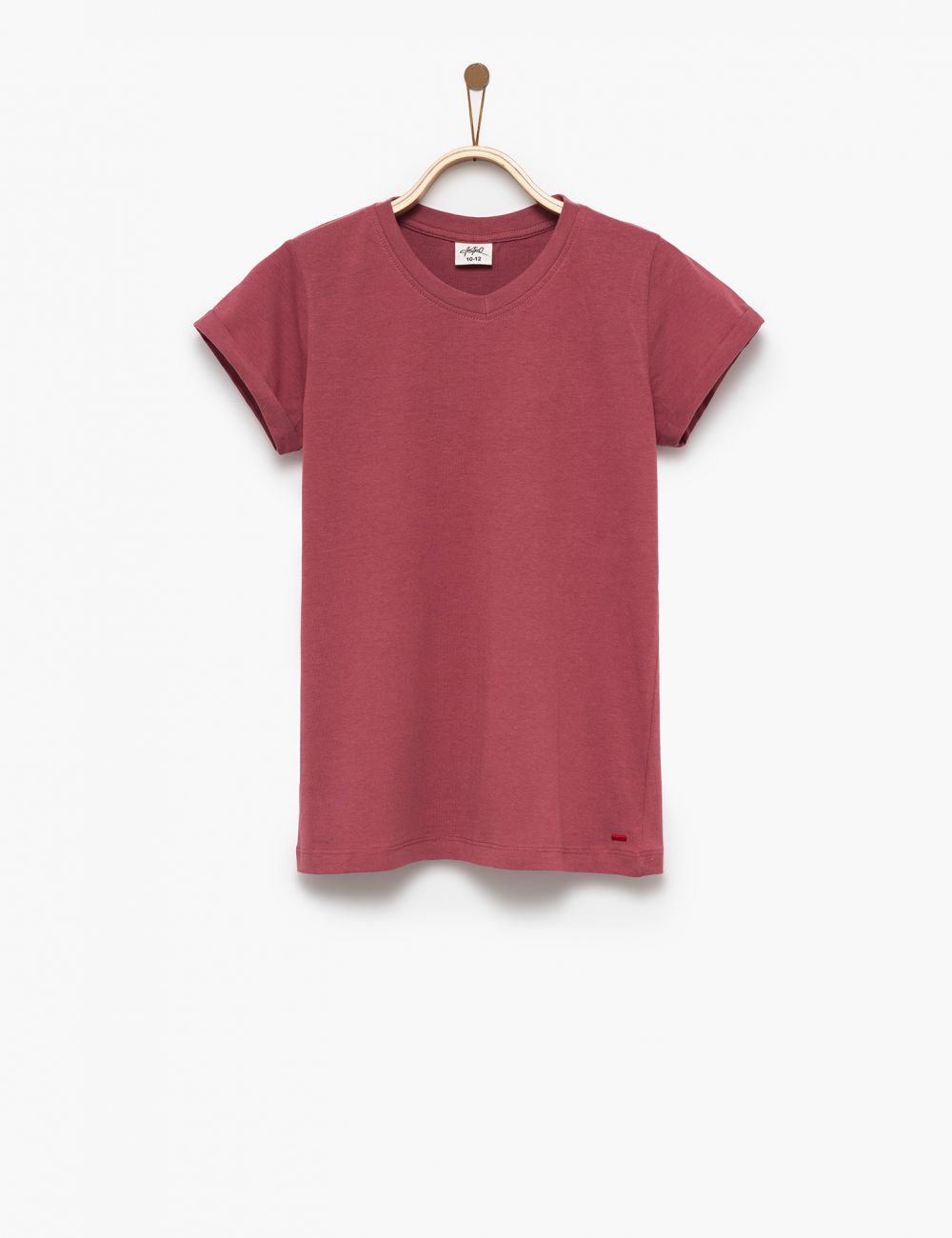 חולצה V שרוול קצר