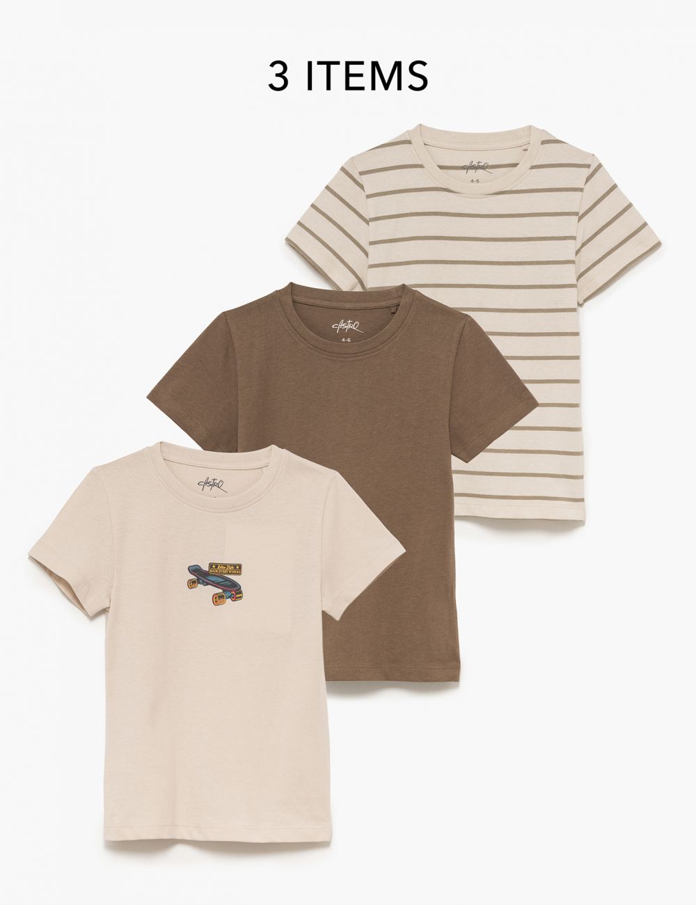 מארז שלישיית טי-שירטים 4Y-12Y