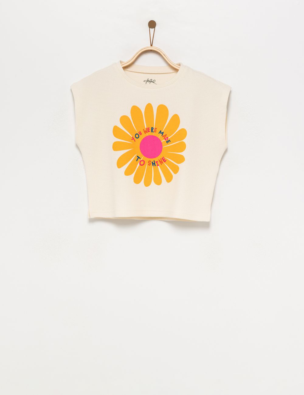 טי שרט וופל מודפסת