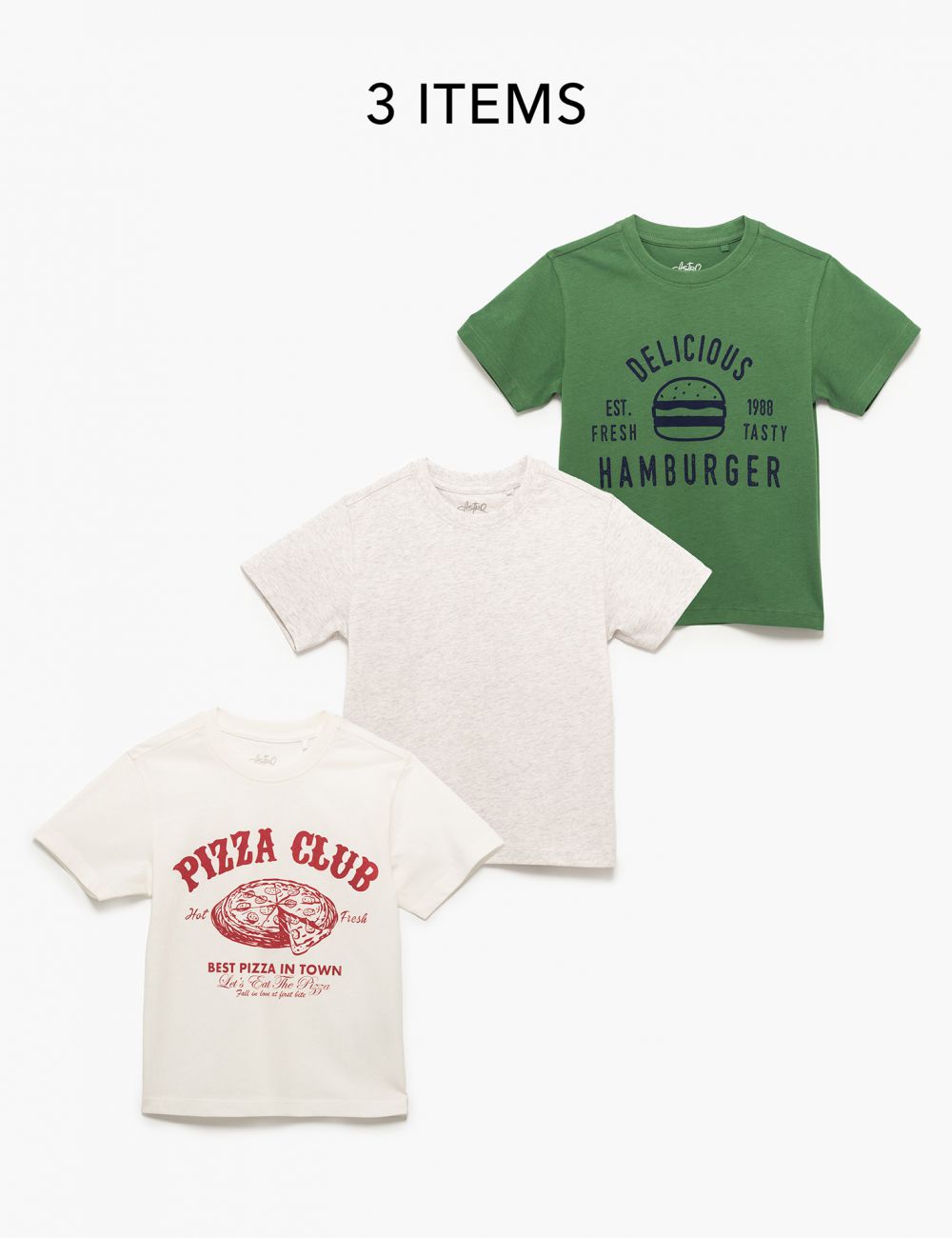 מארז חולצות טי 4Y-12Y