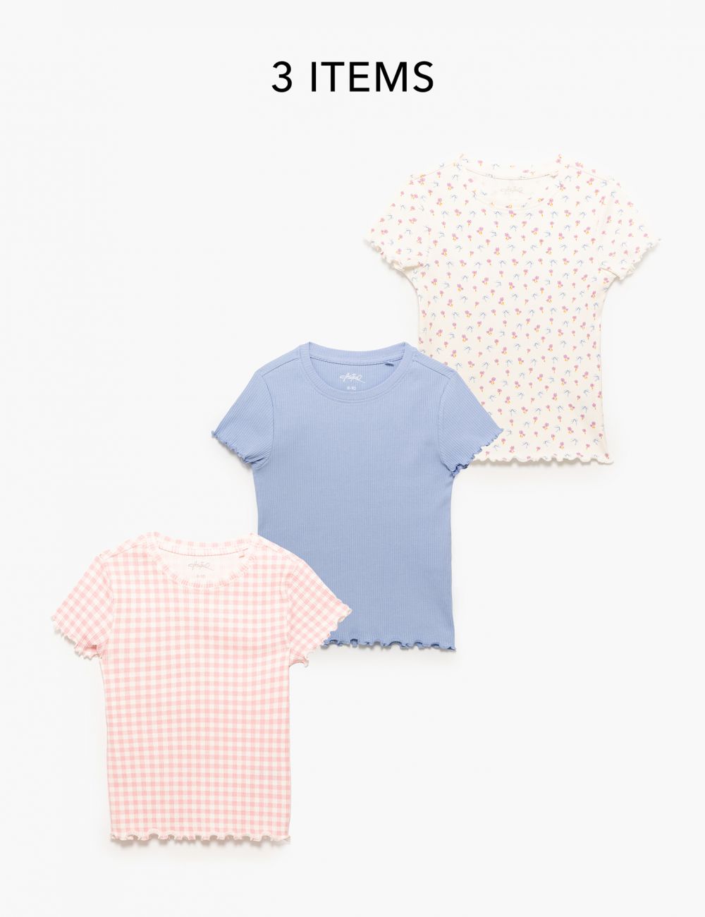 מארז שלישיית טישירט ריב 4Y-12Y