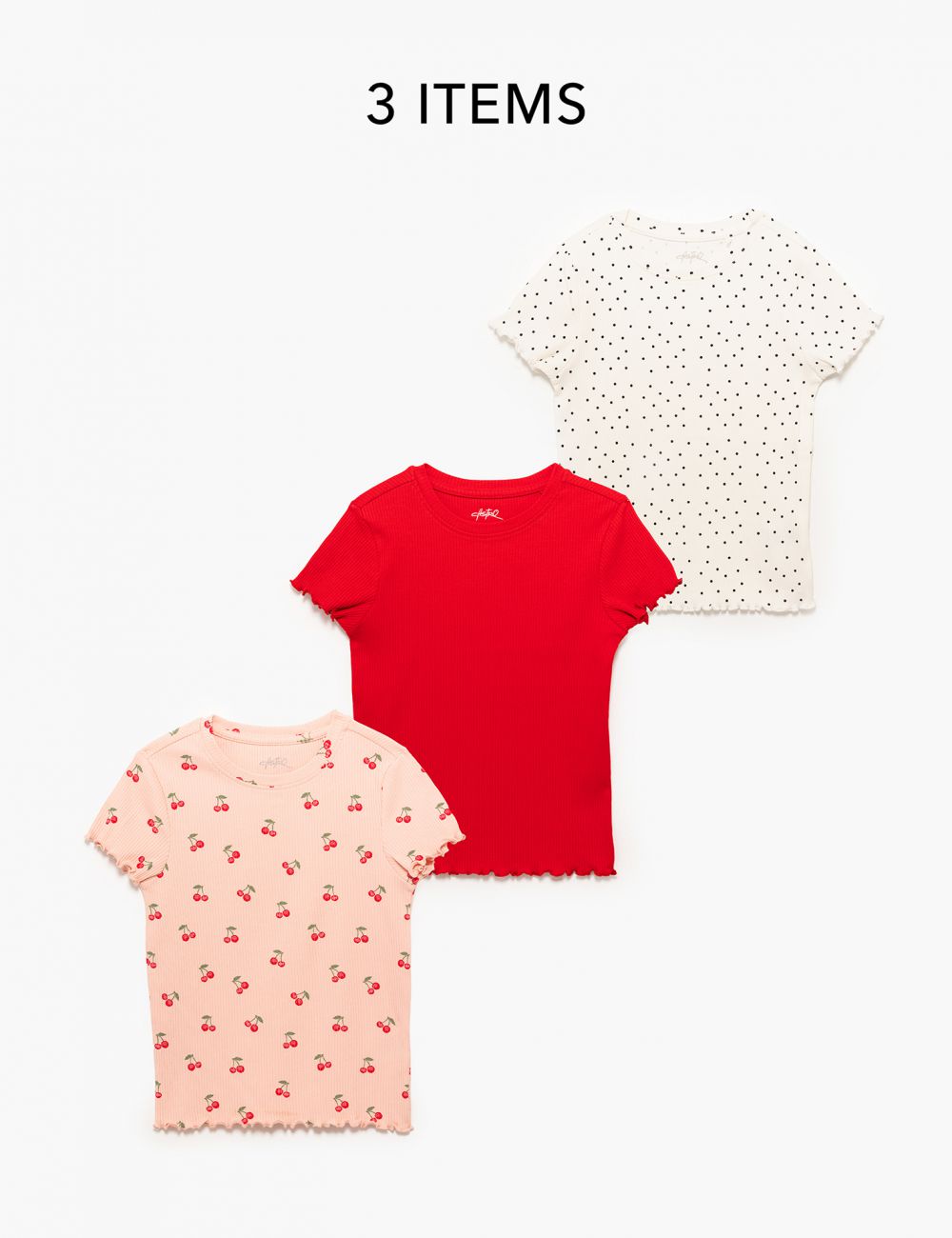 מארז שלישיית טישירט ריב 4Y-12Y