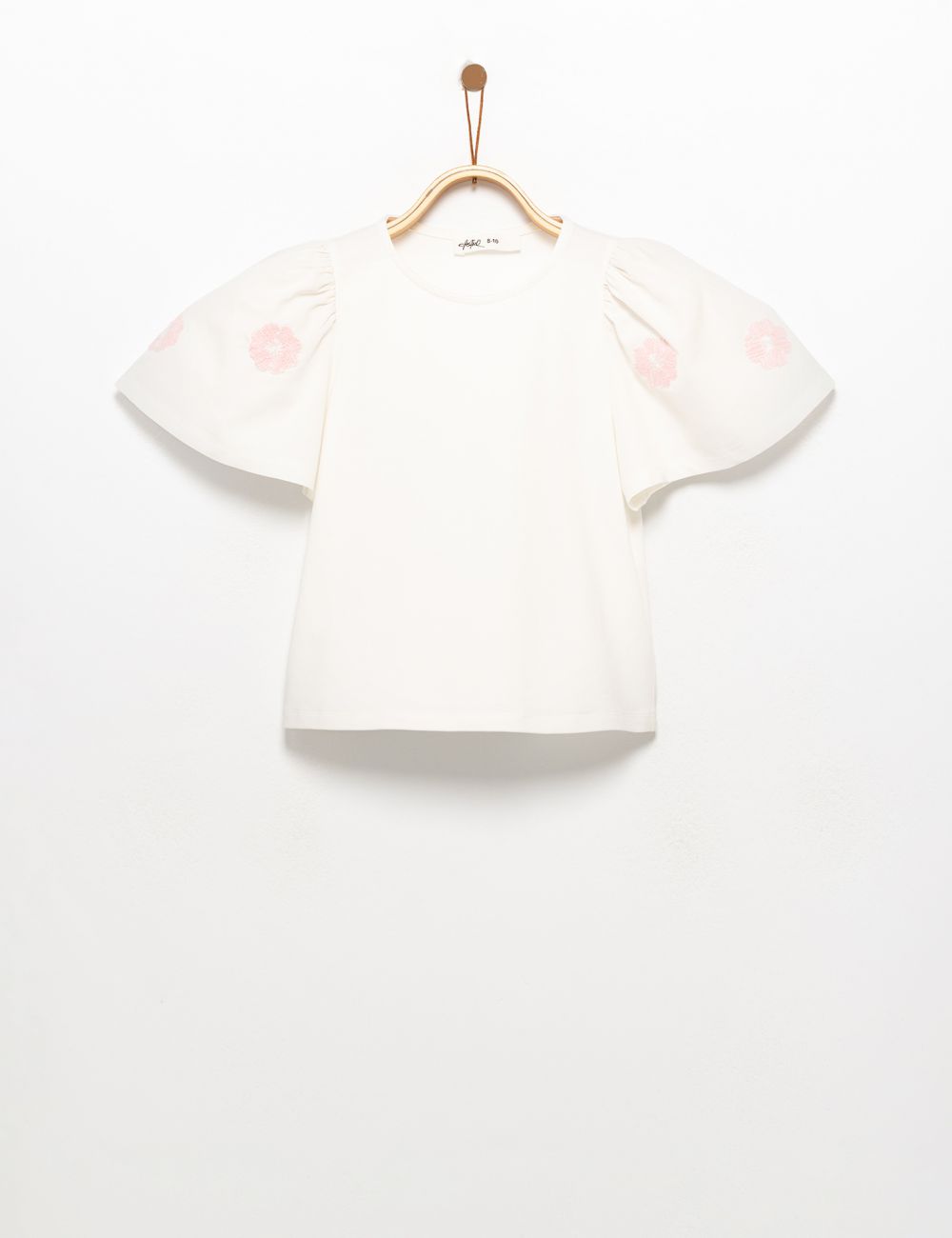 חולצת טי עם שרוולי קרושה