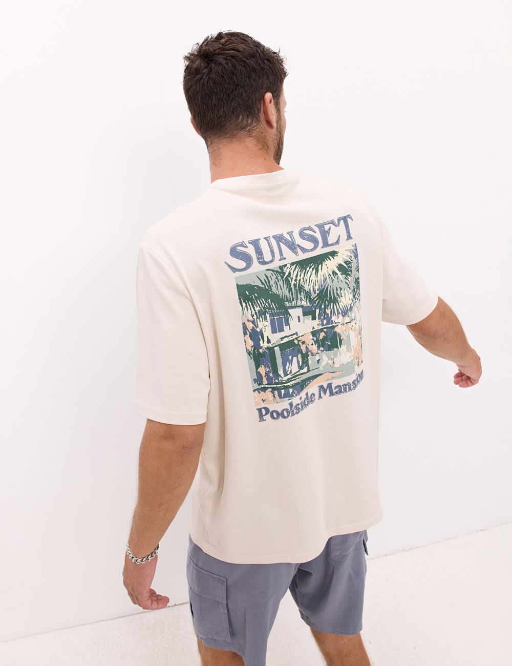 טי שירט Relaxed fit POOL SIDE