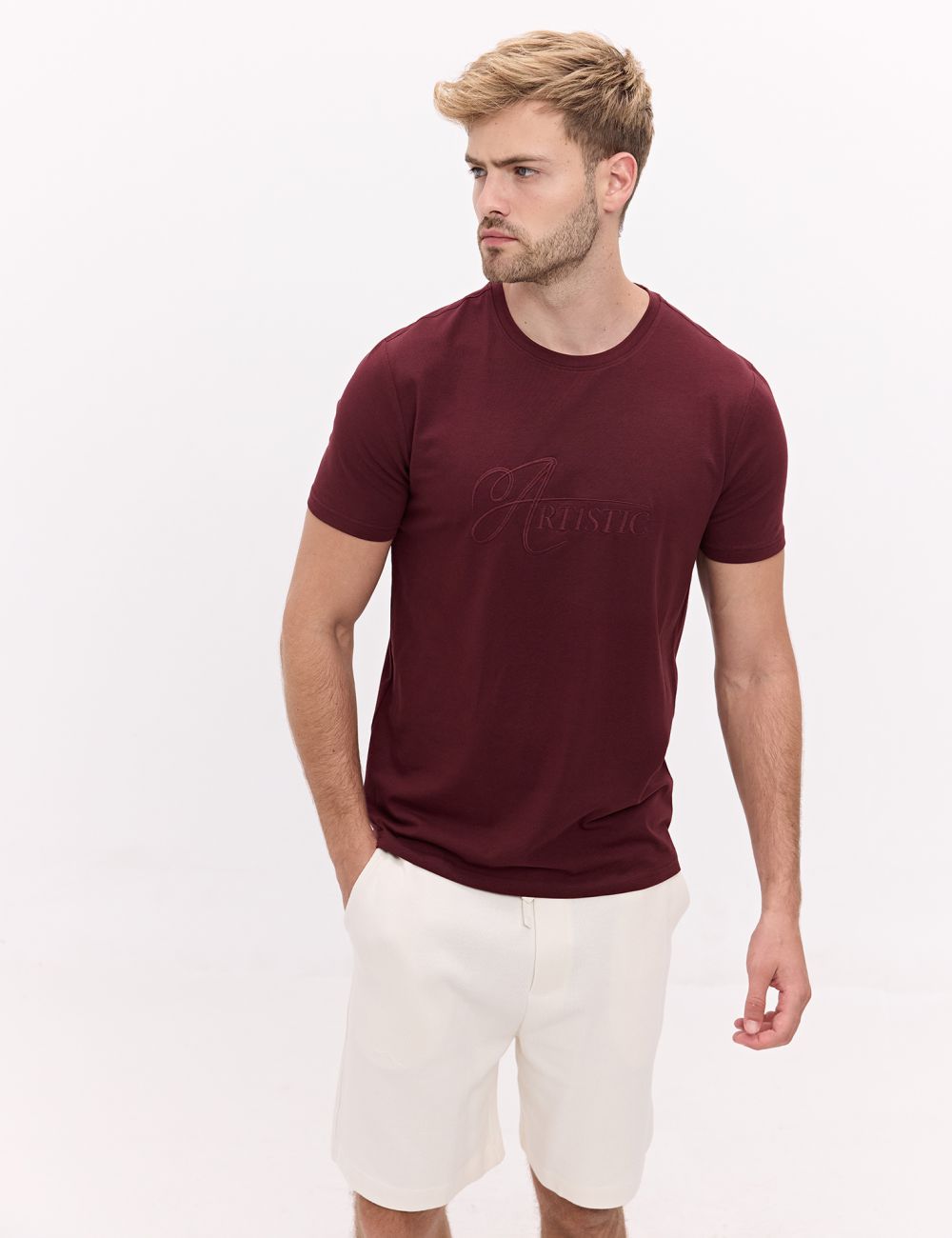 טי-שירט לייקרה SLIM FIT