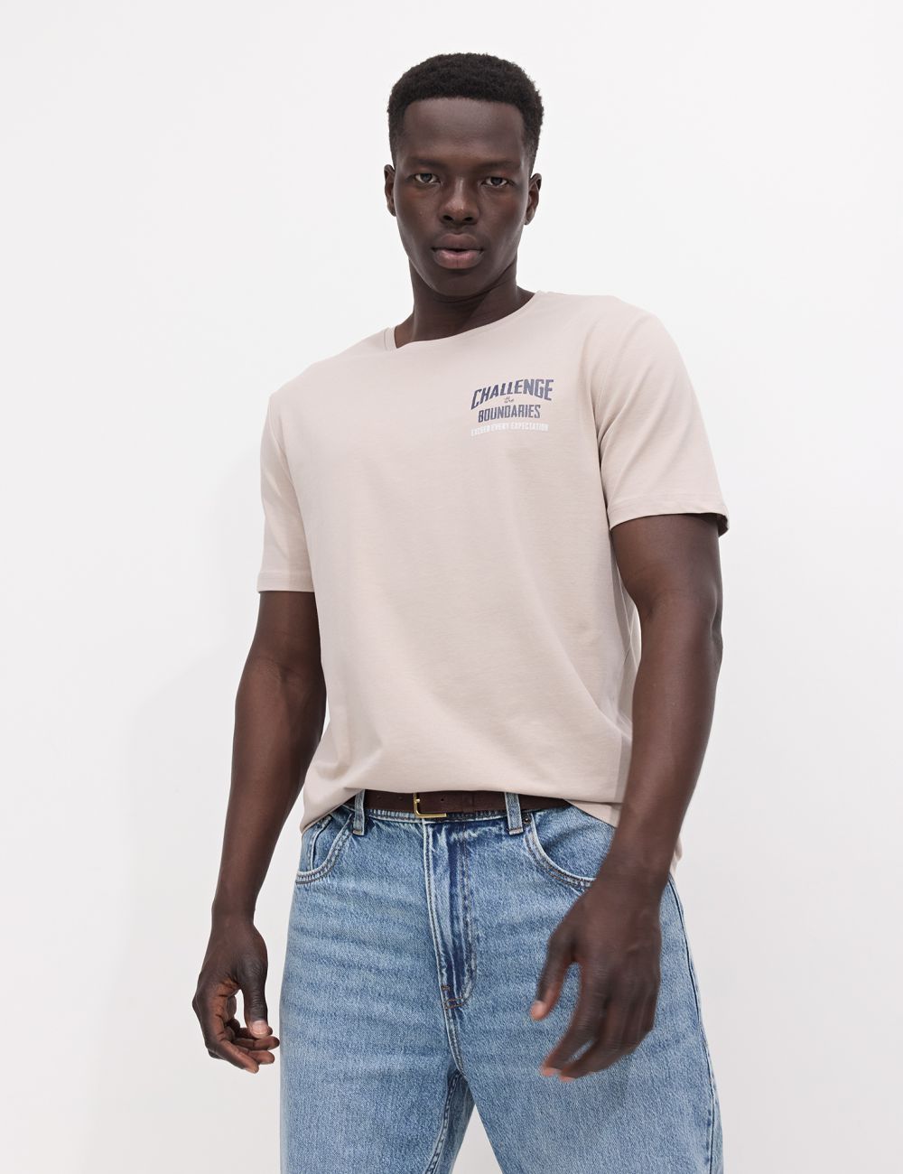 טי-שירט ליקרה מודפסת