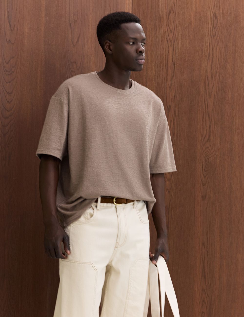 טי-שירט עם טקסטורה