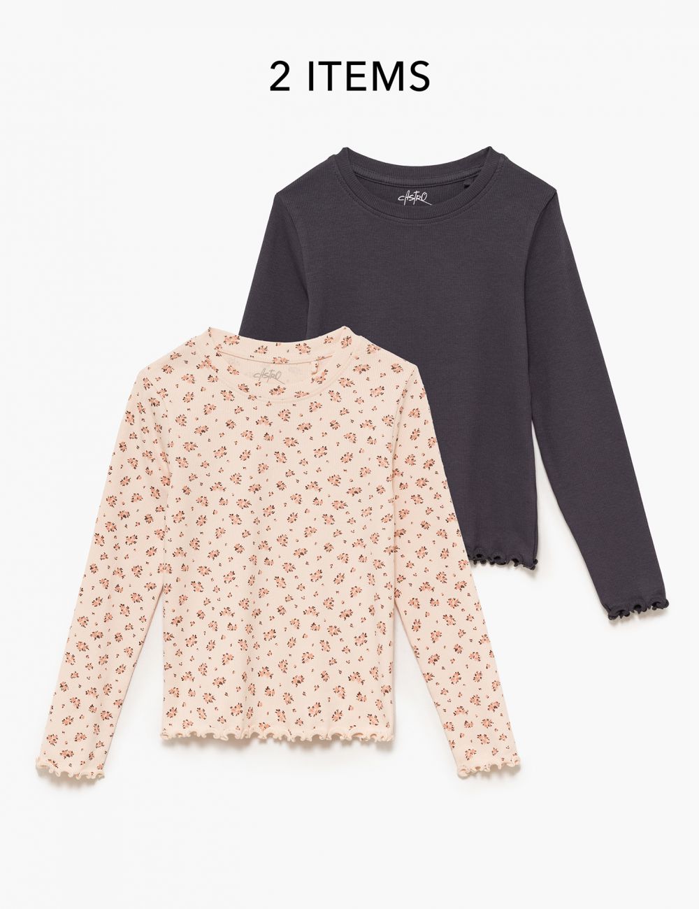 מארז זוג חולצות ריב ארוכות 4Y-10Y