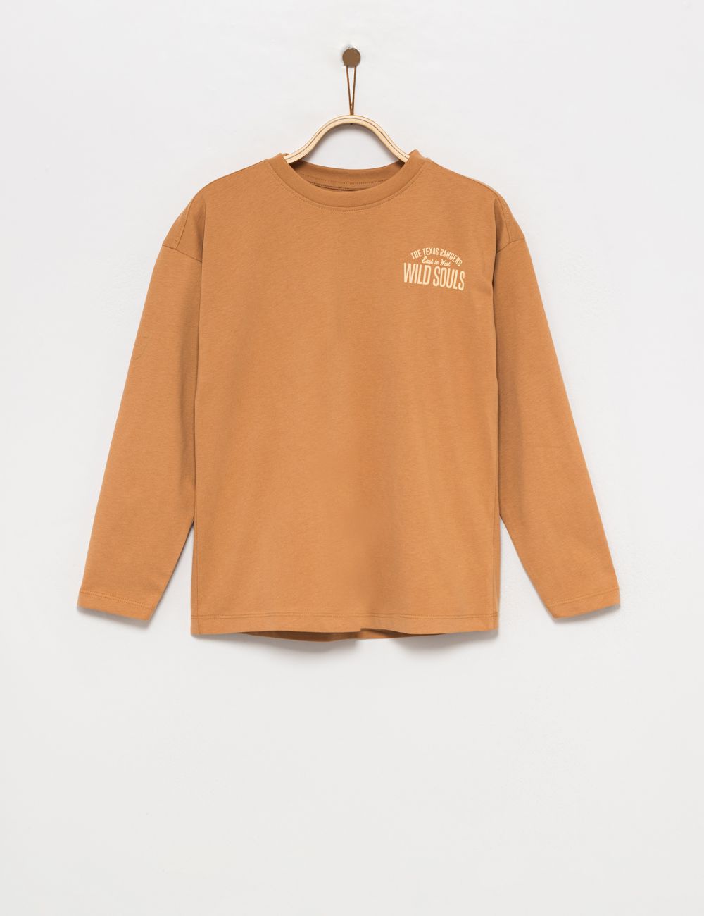 טי-שירט ארוכה עם כיתוב