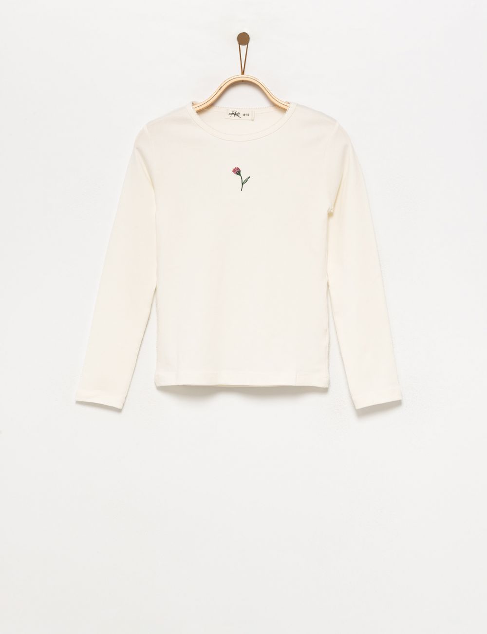 טי-שירט פרחונית ארוכה