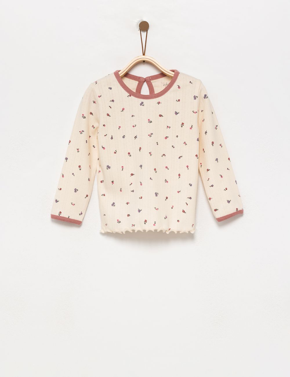 חולצת פוינטל מודפסת