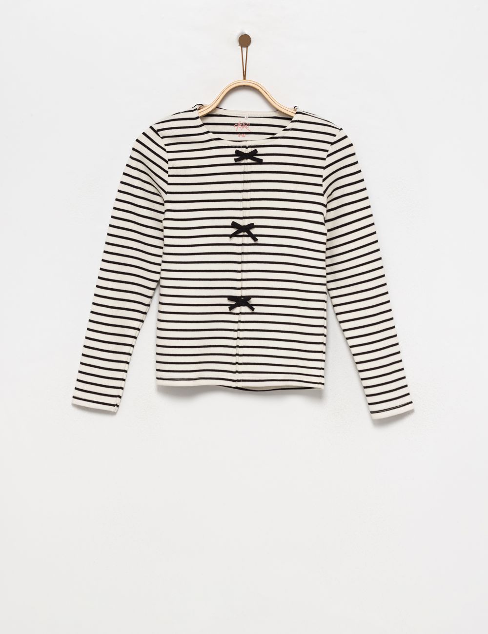 טי-שירט ריב פסים ארוכה