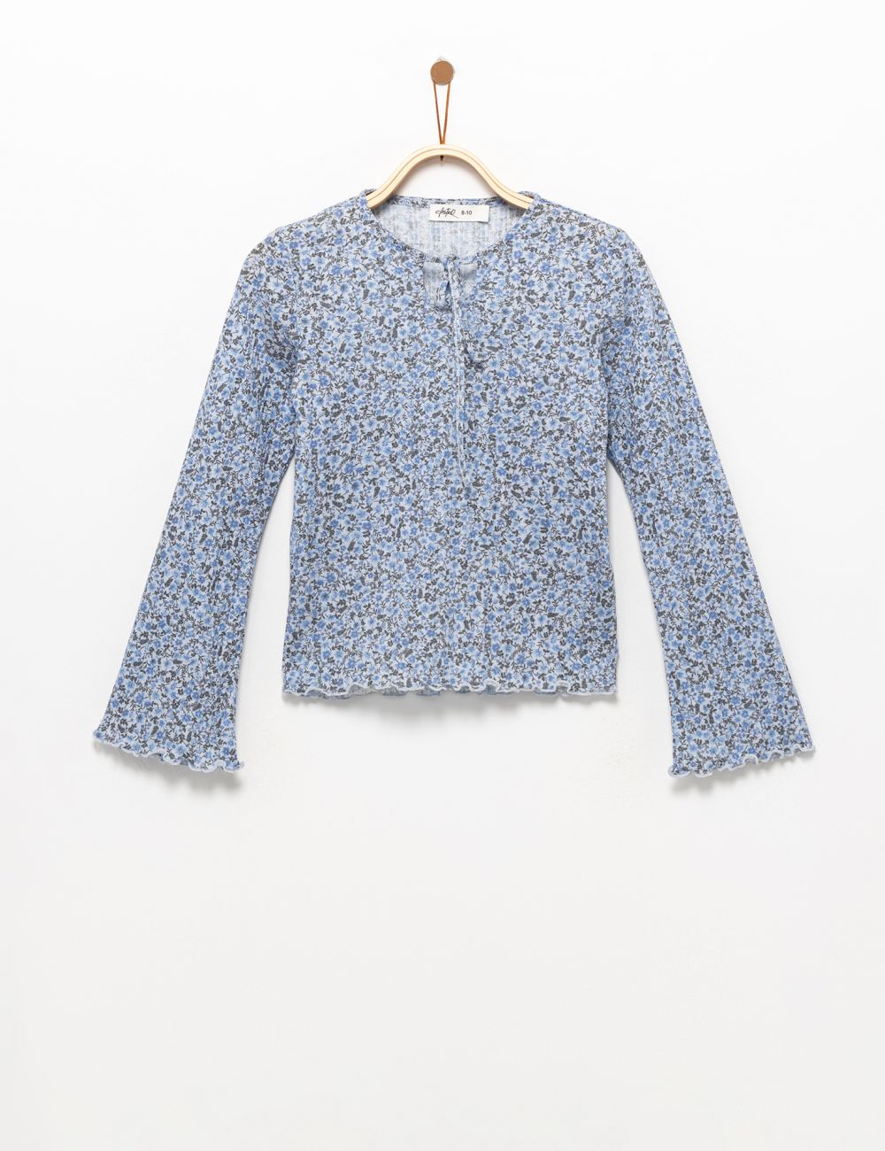 טי שרוול מתרחב מודפסת