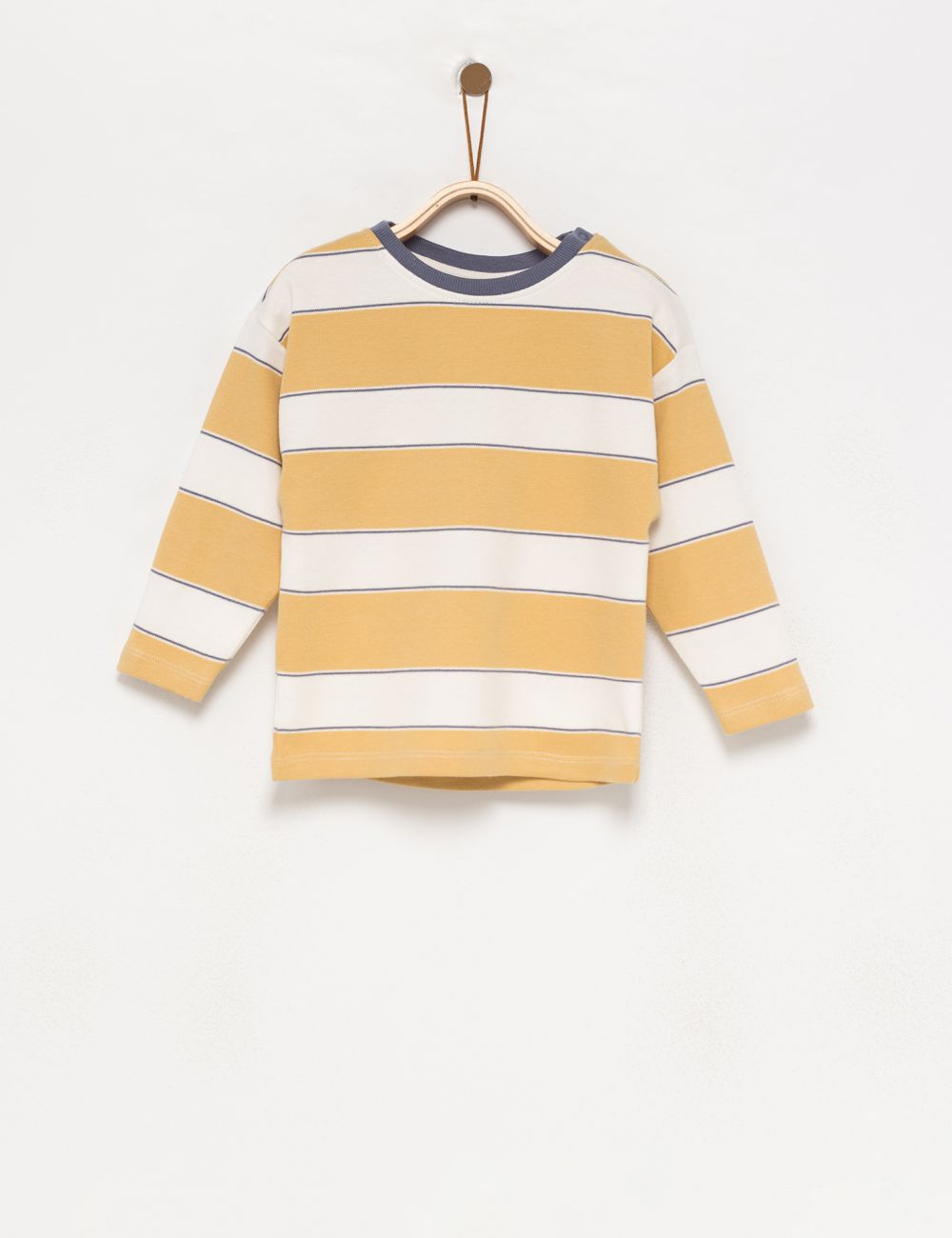 טי-שירט פסים ארוכה