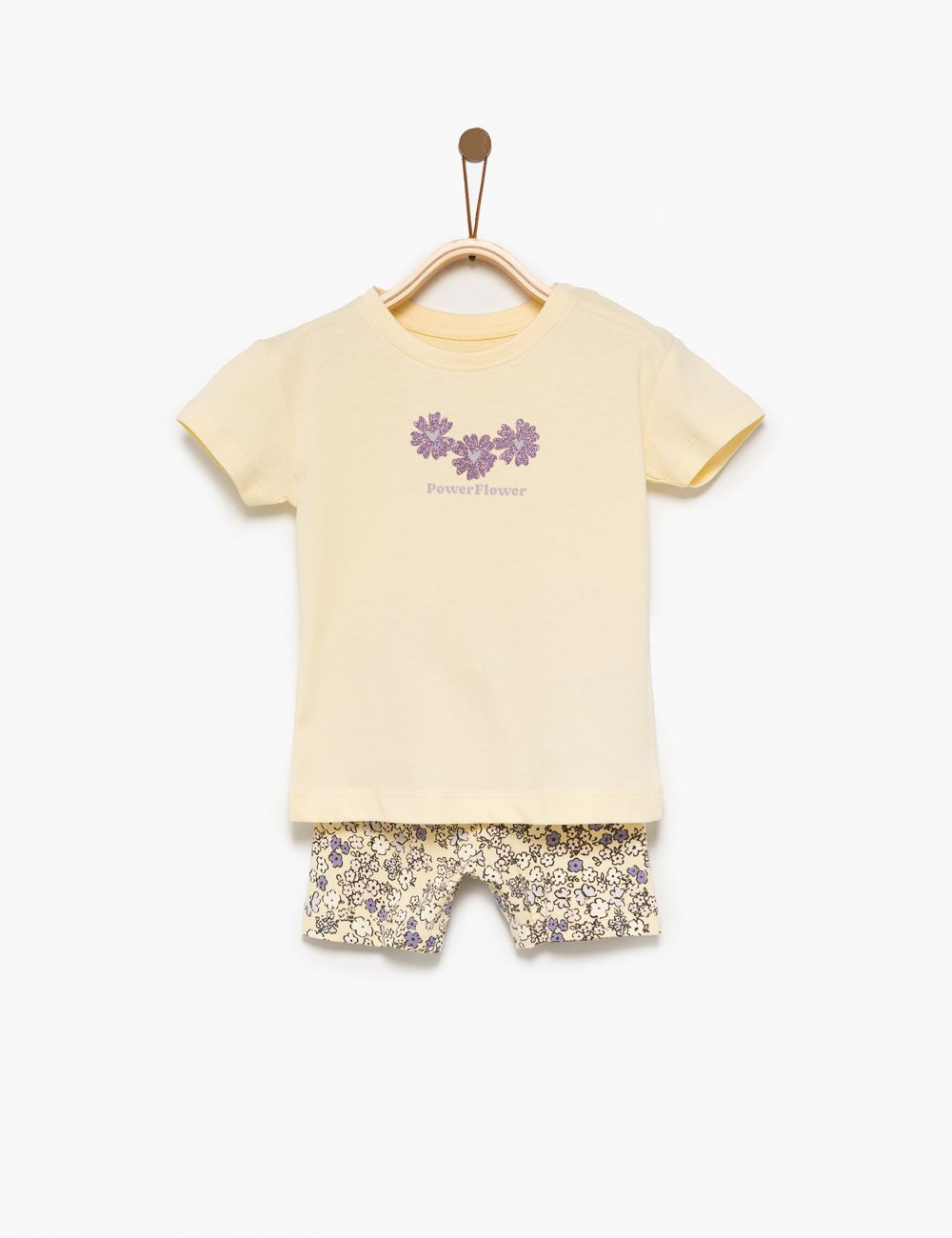 חליפת גן פרח מנצנץ 6M-4Y