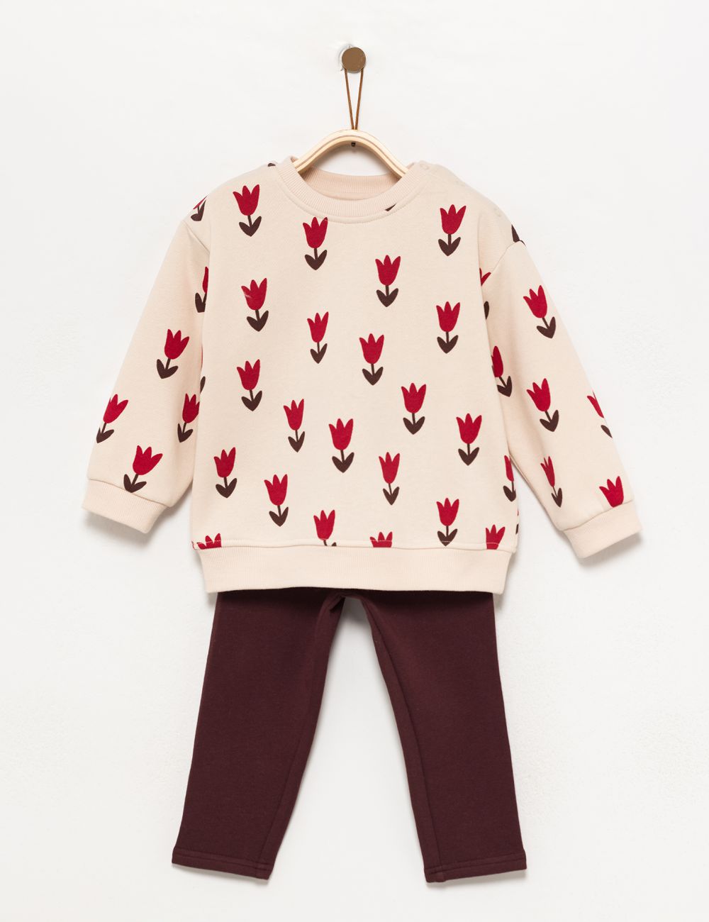 חליפת גן פוטר פרחונית 6M-4Y