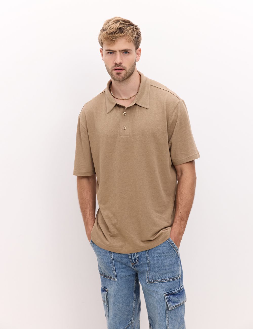 חולצת פולו Relaxed fit