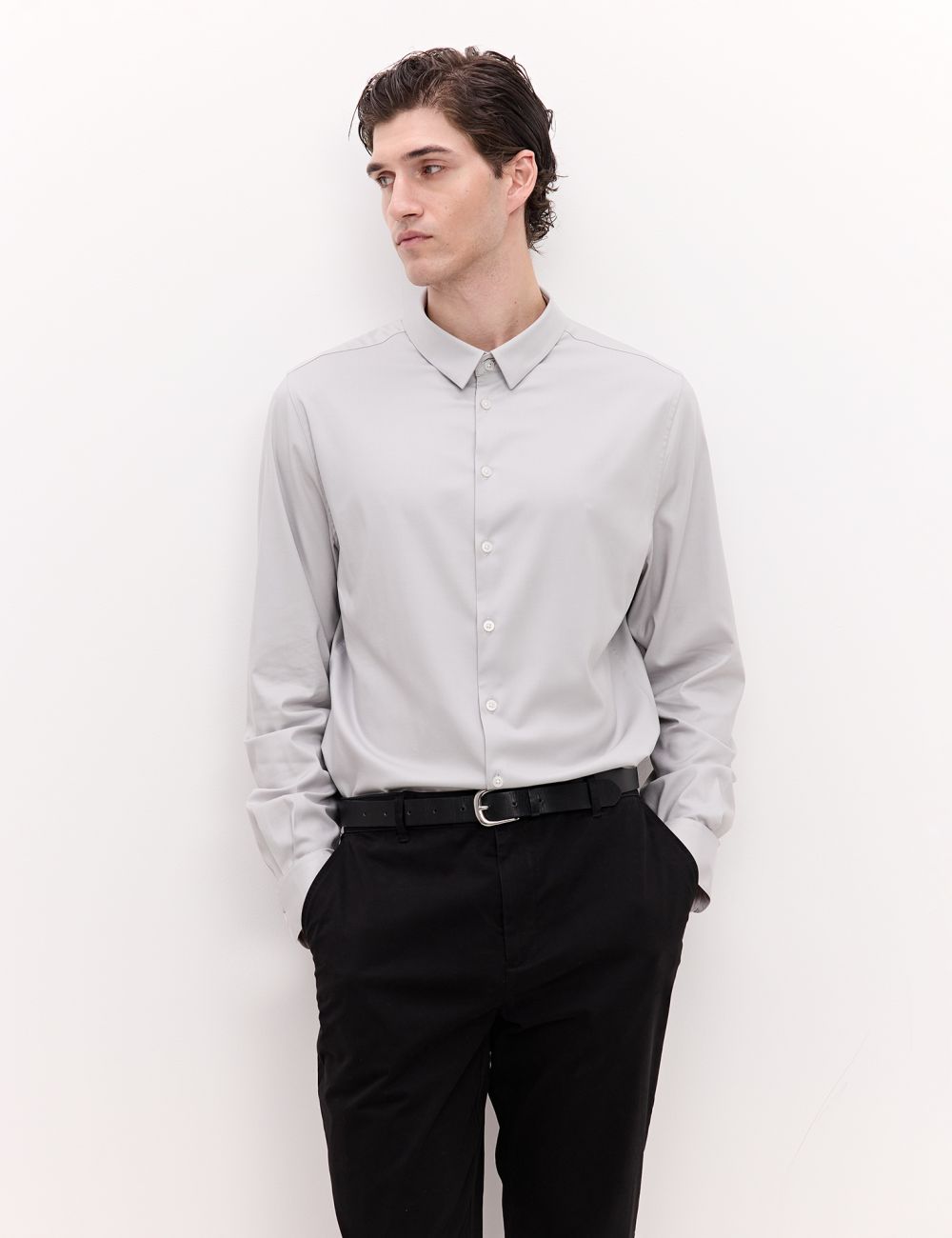 חולצה מכופתרת SLIM FIT