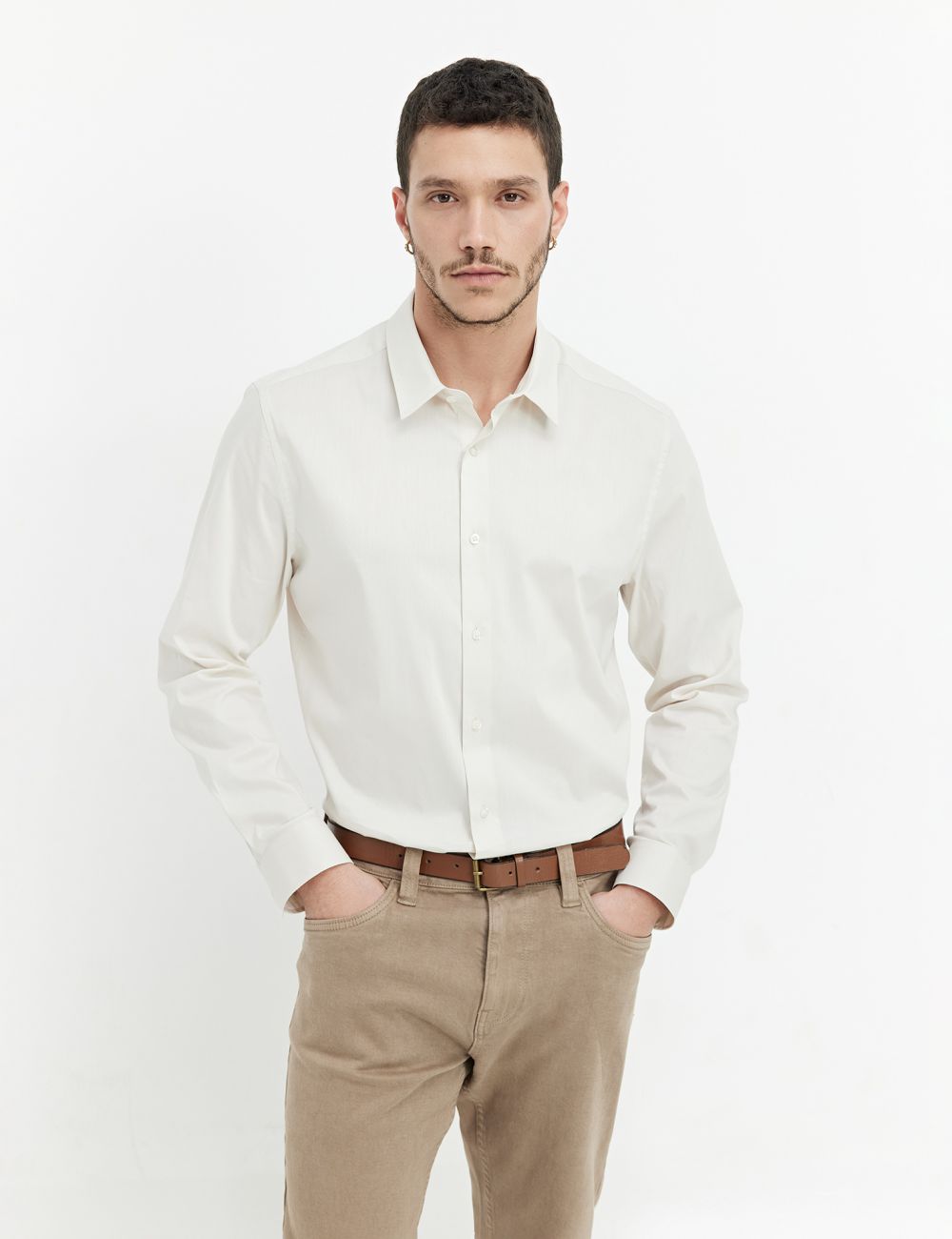 חולצה מכופתרת Super Slim