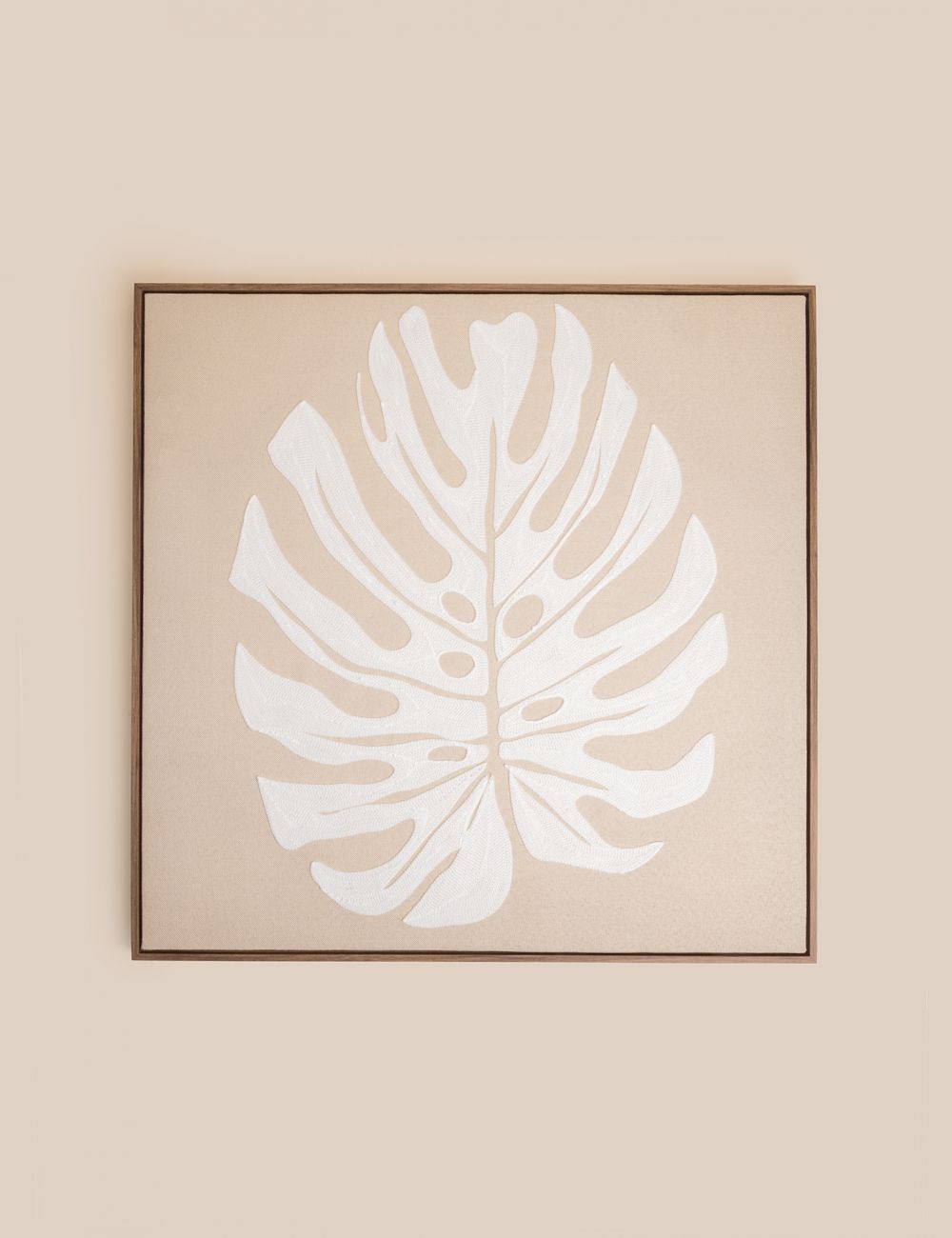 תמונה עלה לבן 60X60CM