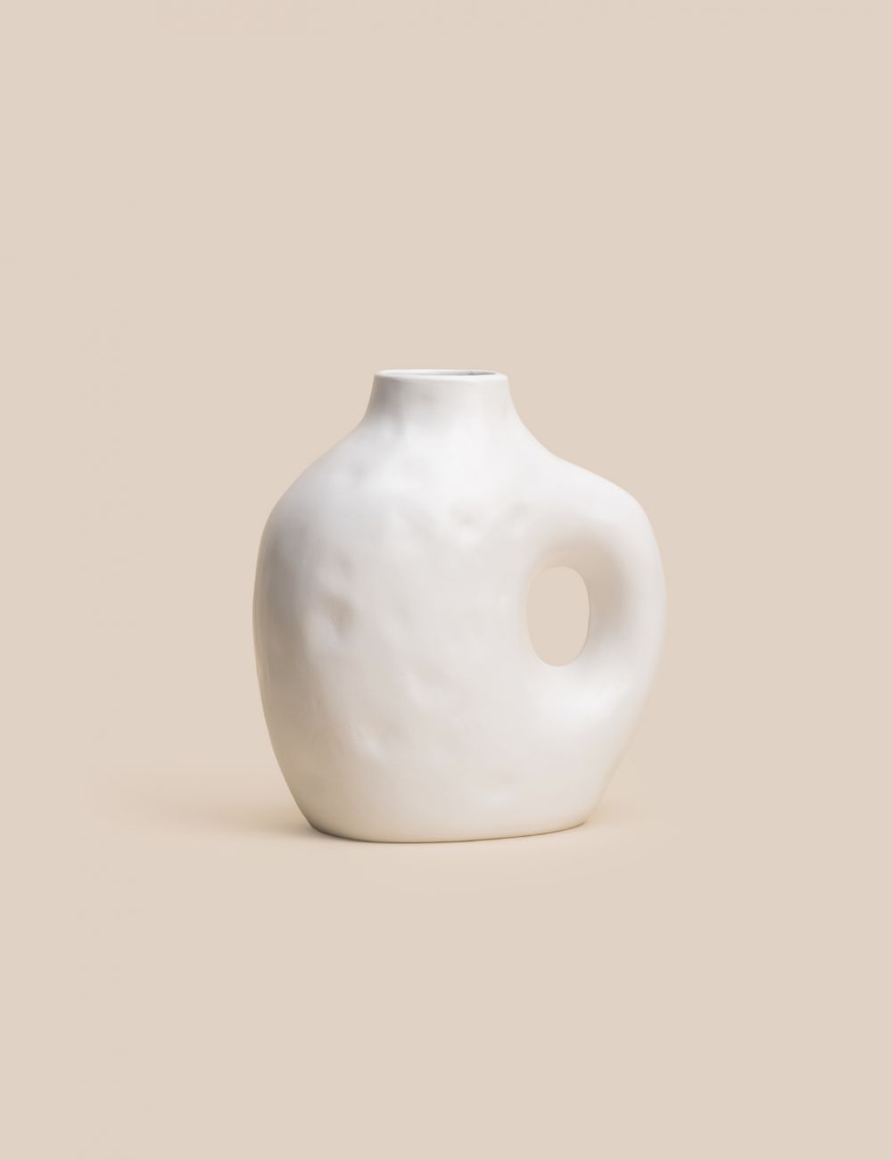 אגרטל חימר דקורטיבי 13.5X25CM