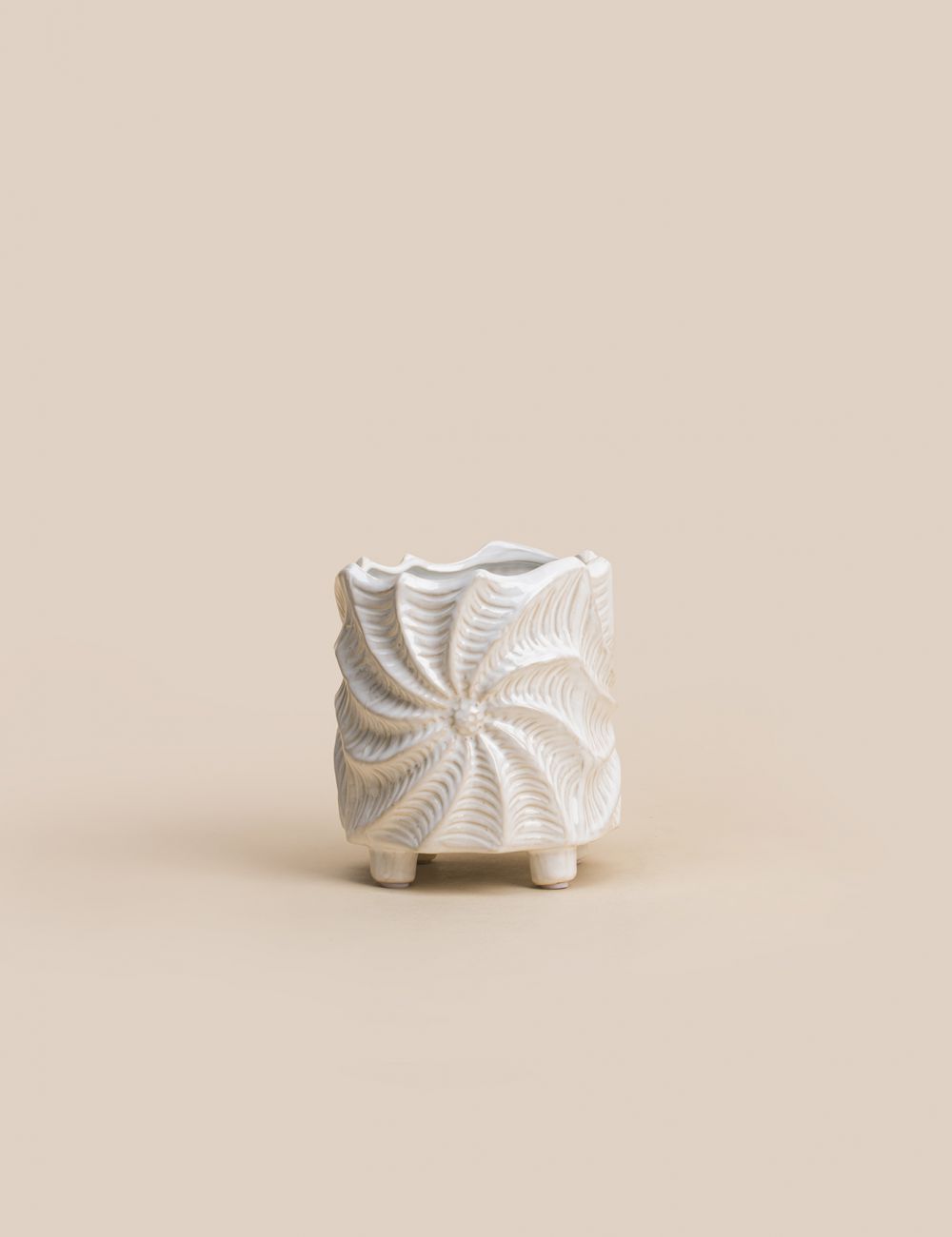 כלי לעציץ צדף 16.5CM