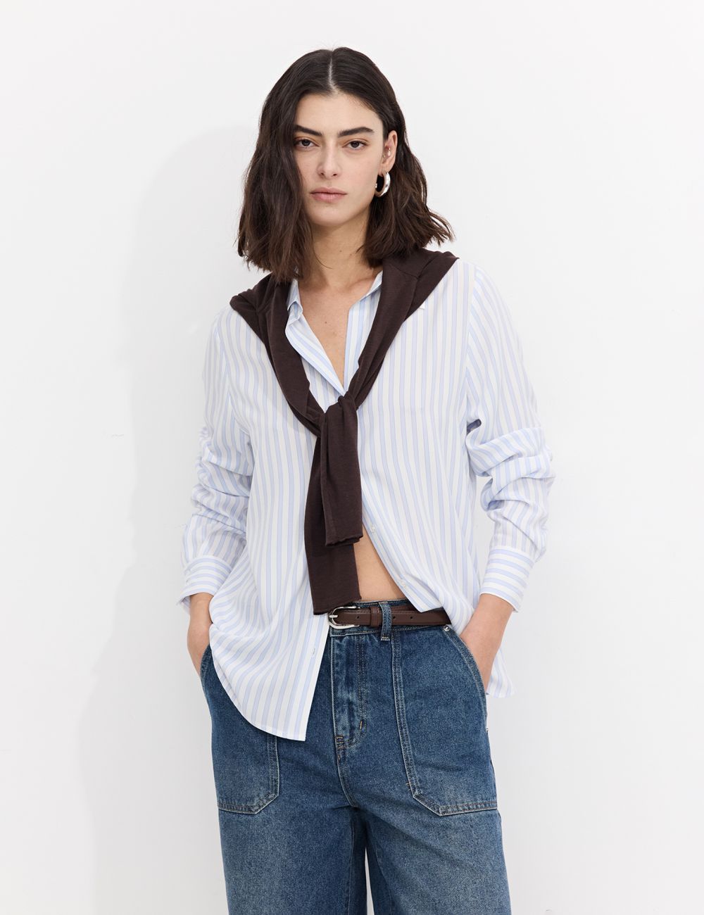 חולצה מכופתרת רכה