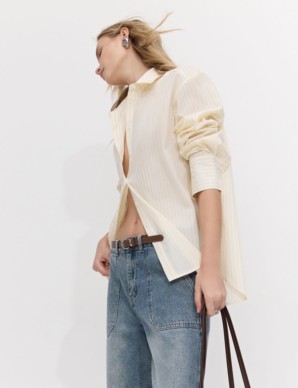 חולצת אוקספורד מכופתרת