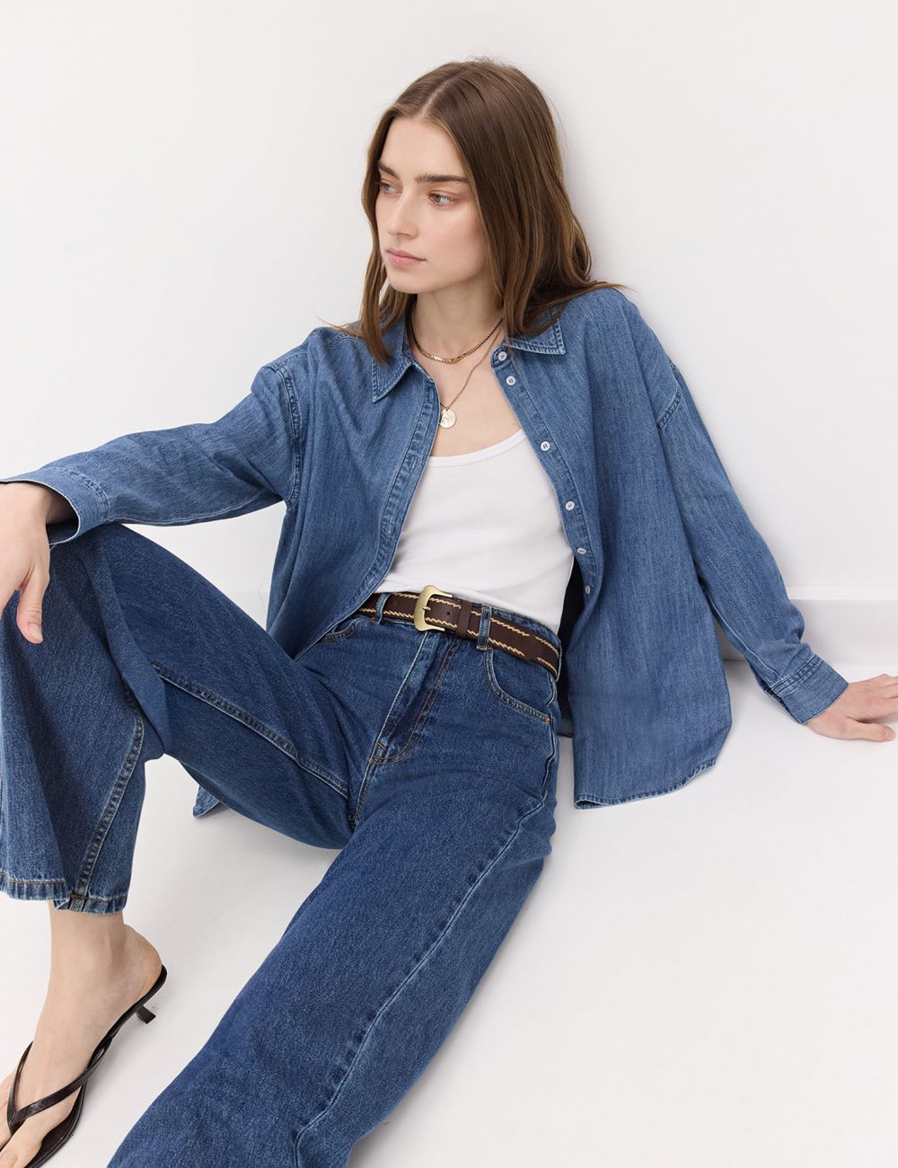 חולצת ג׳ינס רכה