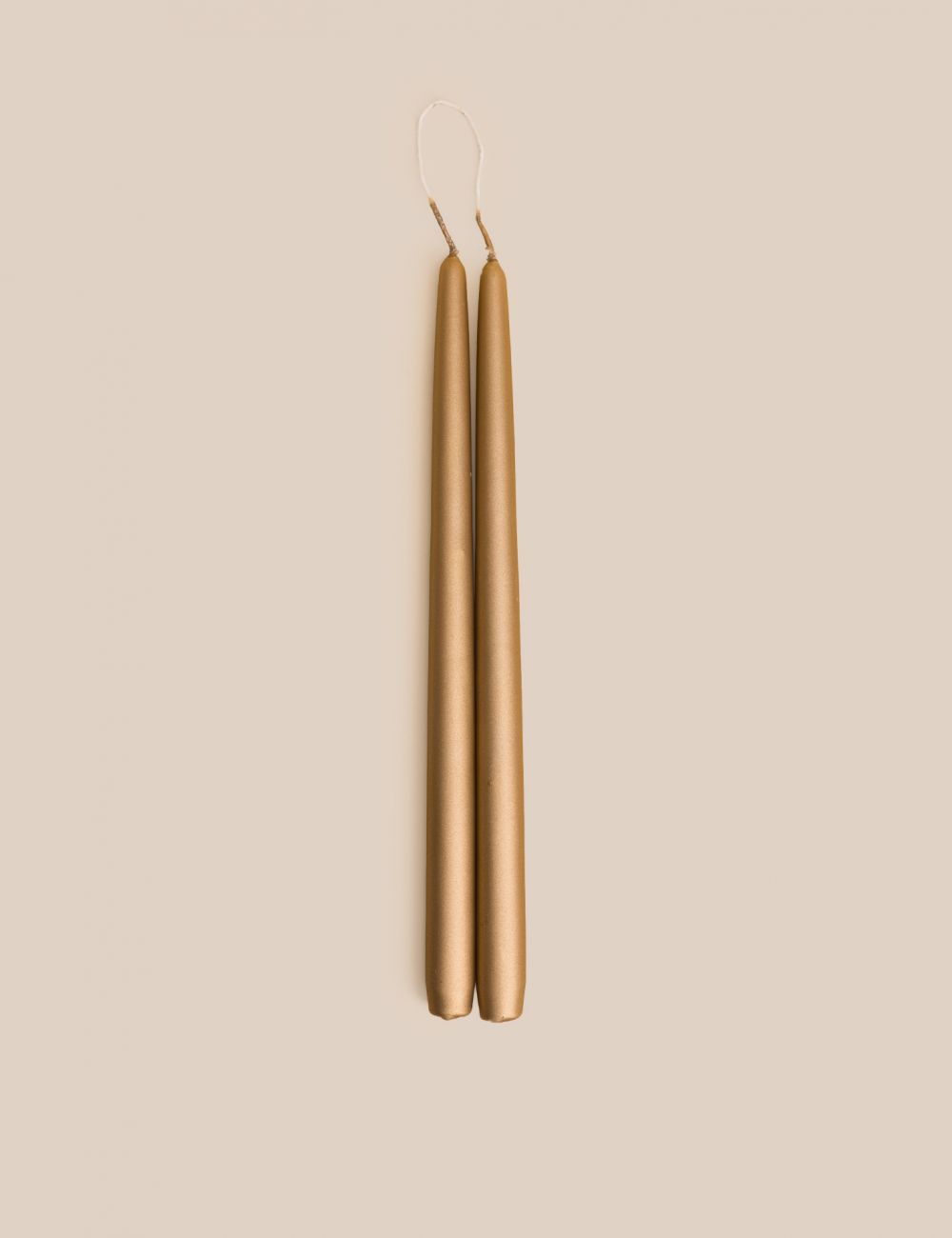 זוג נרות ארוכים מטאלים 31CM