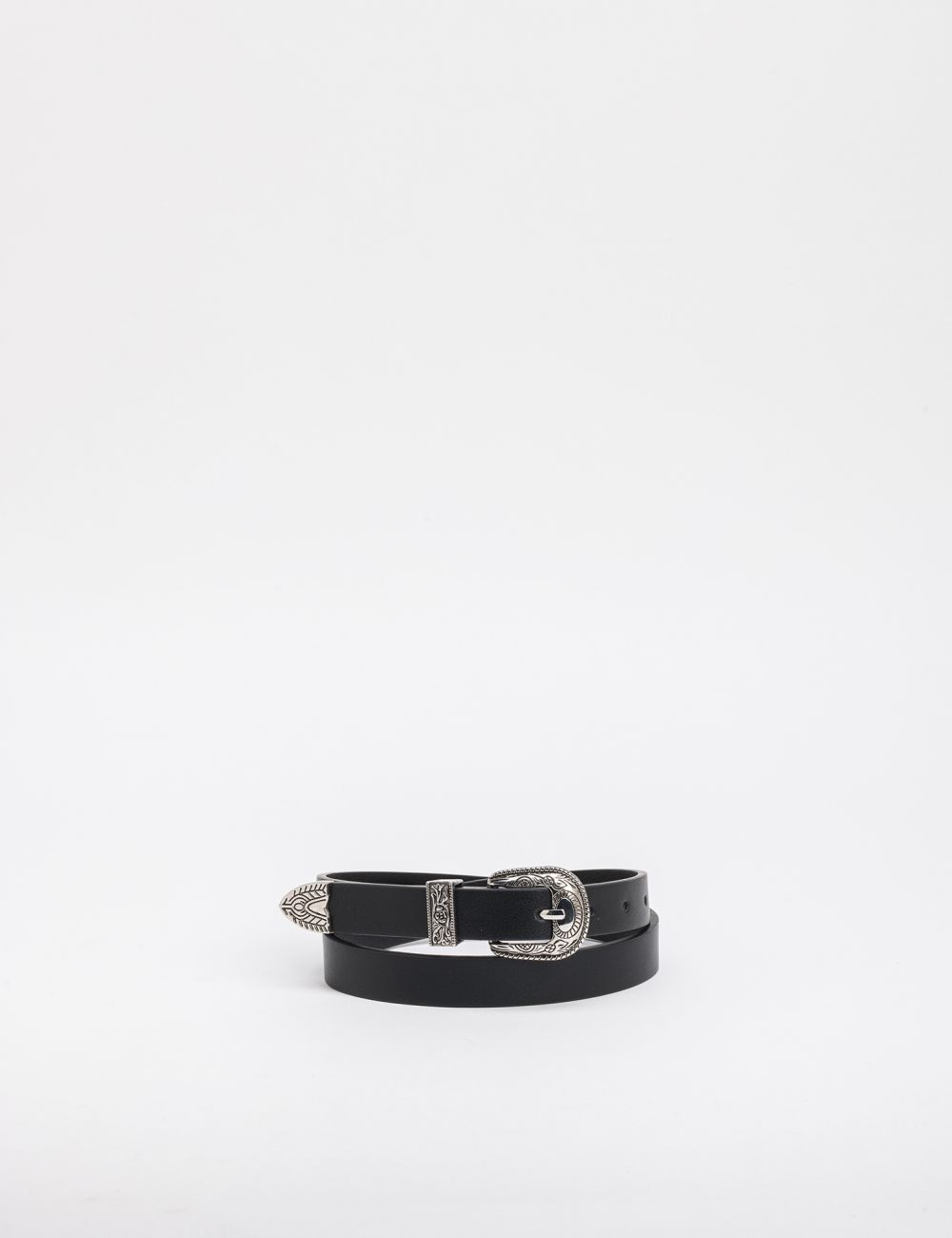 חגורה עם אבזם ווסטרן לבנות