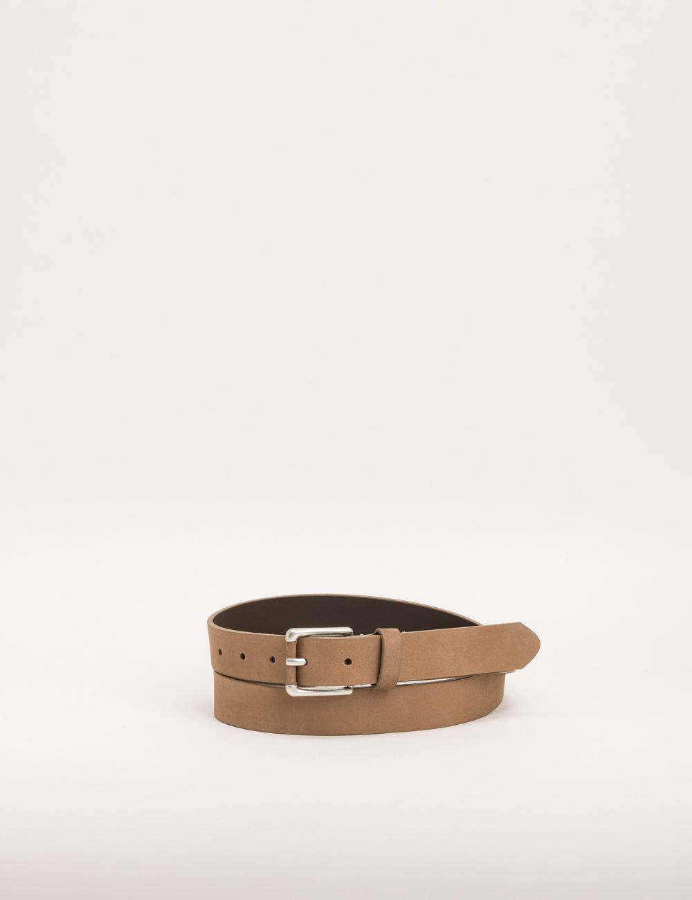 חגור חומה דמוי עור