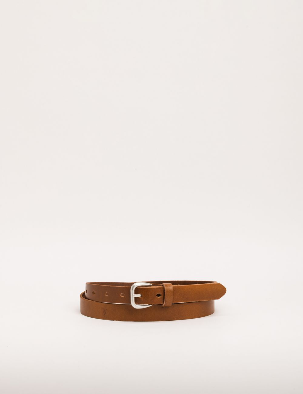 חגורת עור דקה