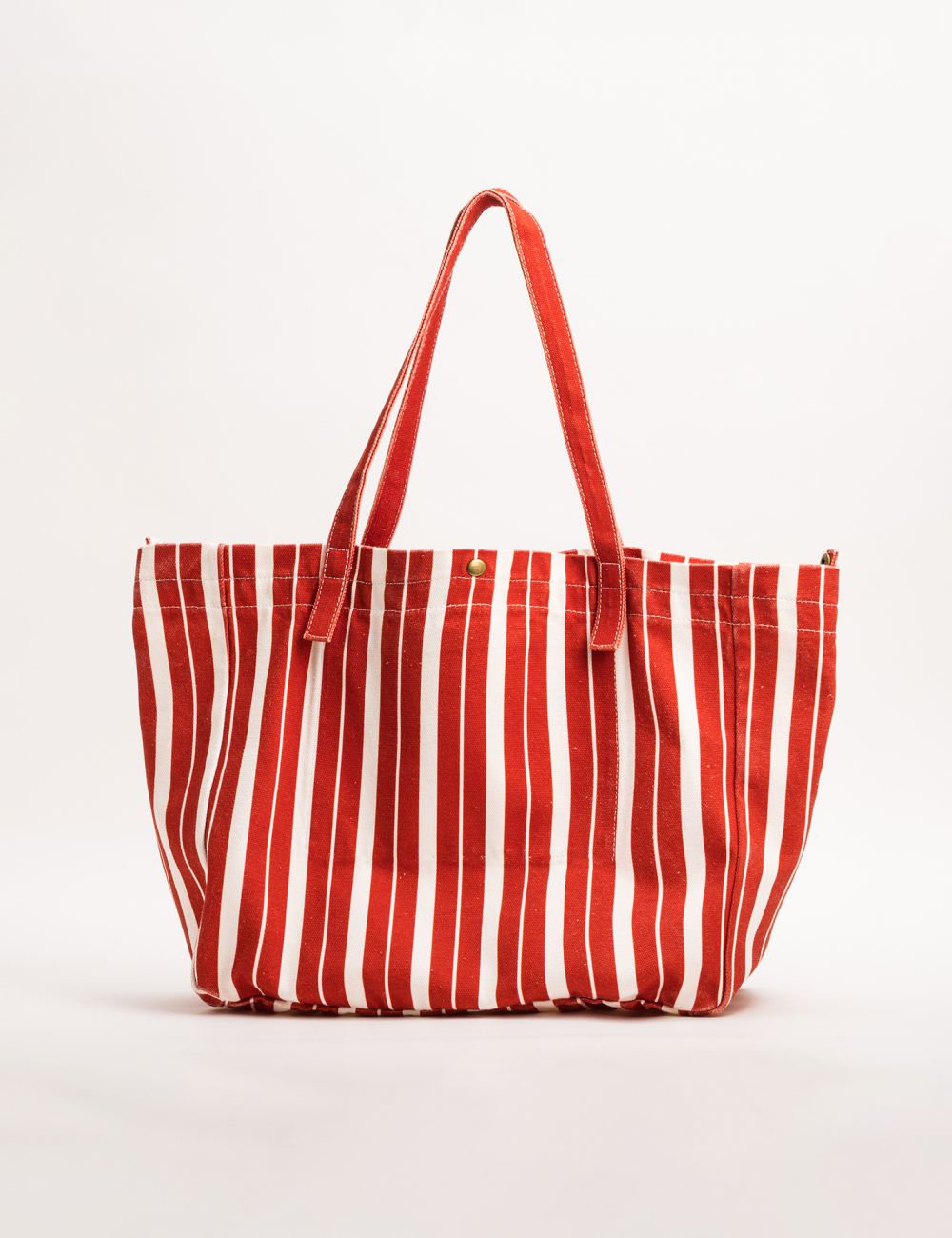 תיק קנבס בהדפס פסים