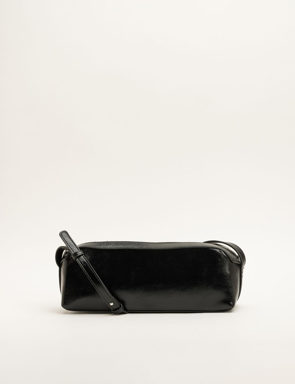 תיק צד מלבני מבריק