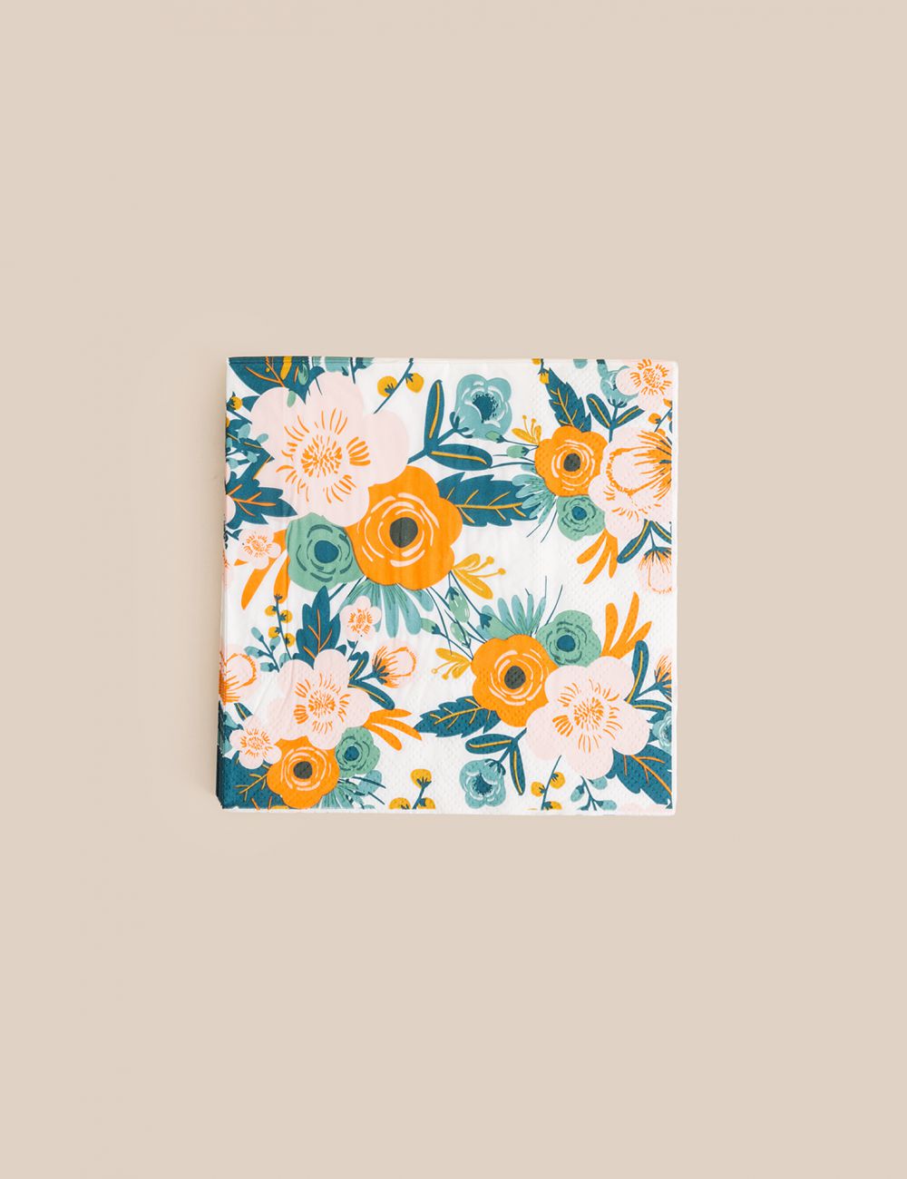 חבילת 20 מפיות פרחים סגולים