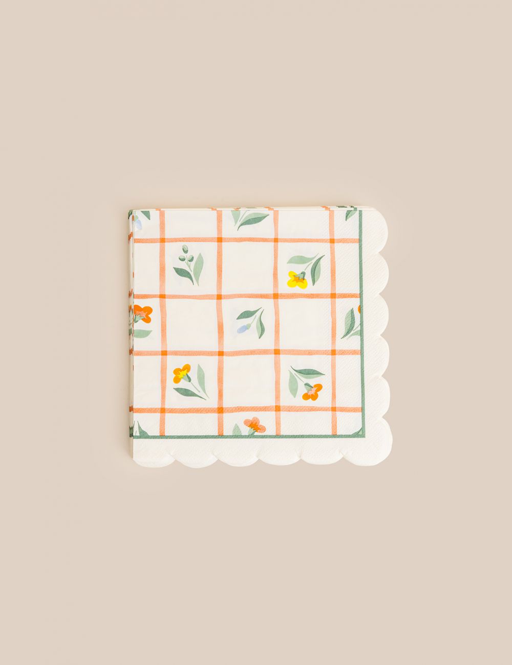 חבילת 20 מפיות נייר פרחים ומשצבות