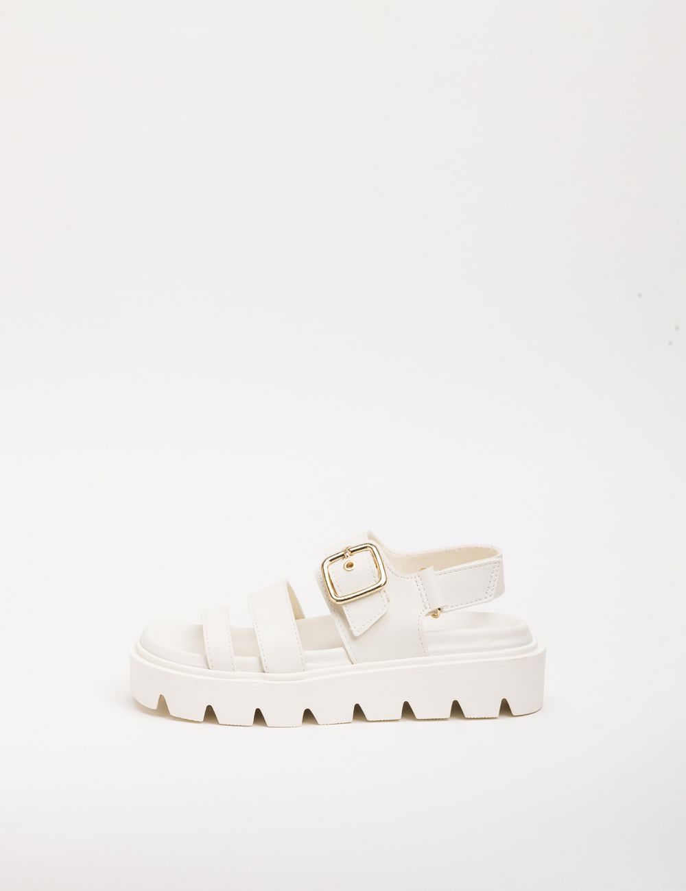 סנדלי ילדות פלטפורמה עם אבזם