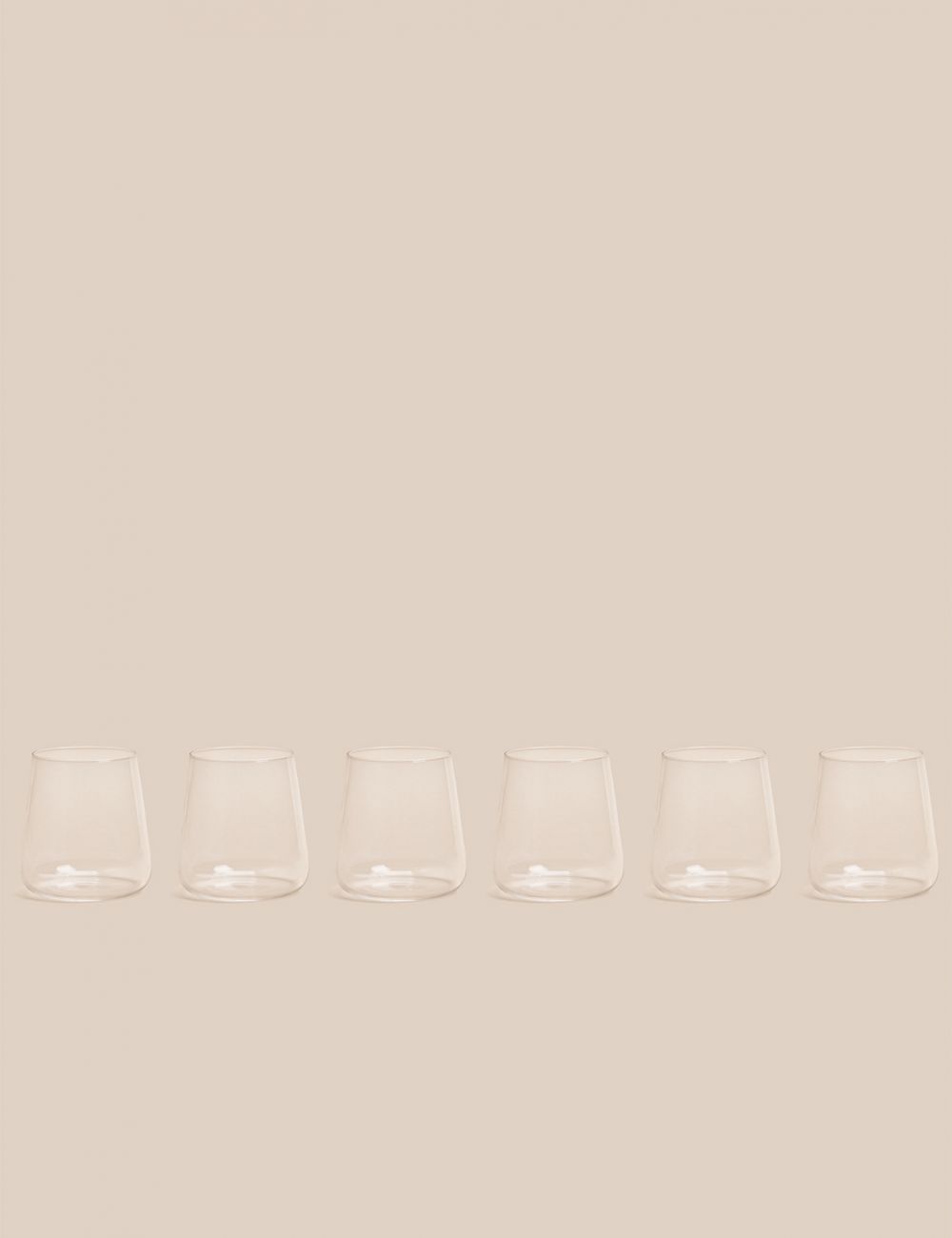 סט 6 כוסות קונוס 420ML