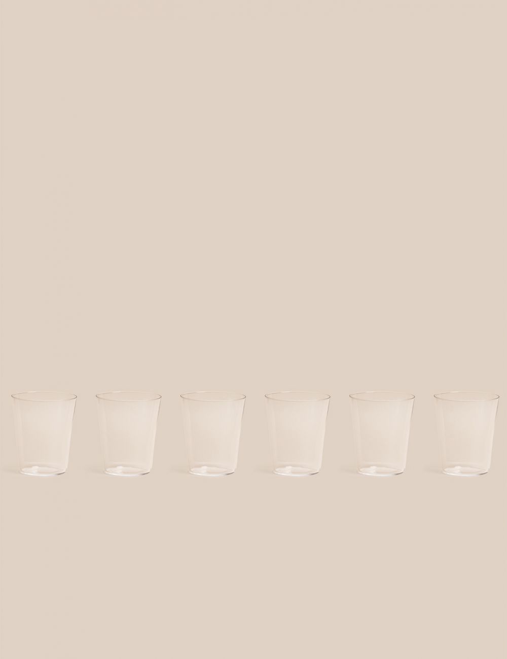 סט 6 כוסות שתיה קלאסיות 390ML