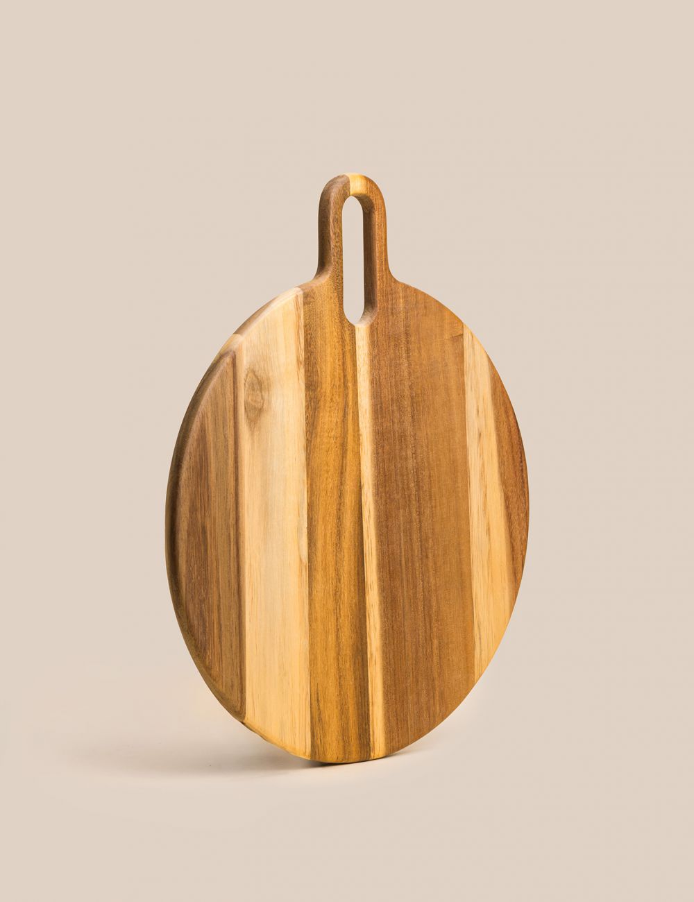 קרש הגשה עגול מעץ 49CM