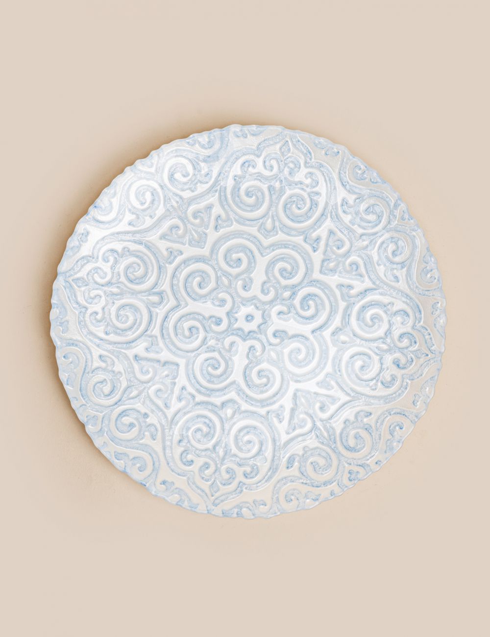 צלחת הגשה זכוכית אוריינטל 33CM