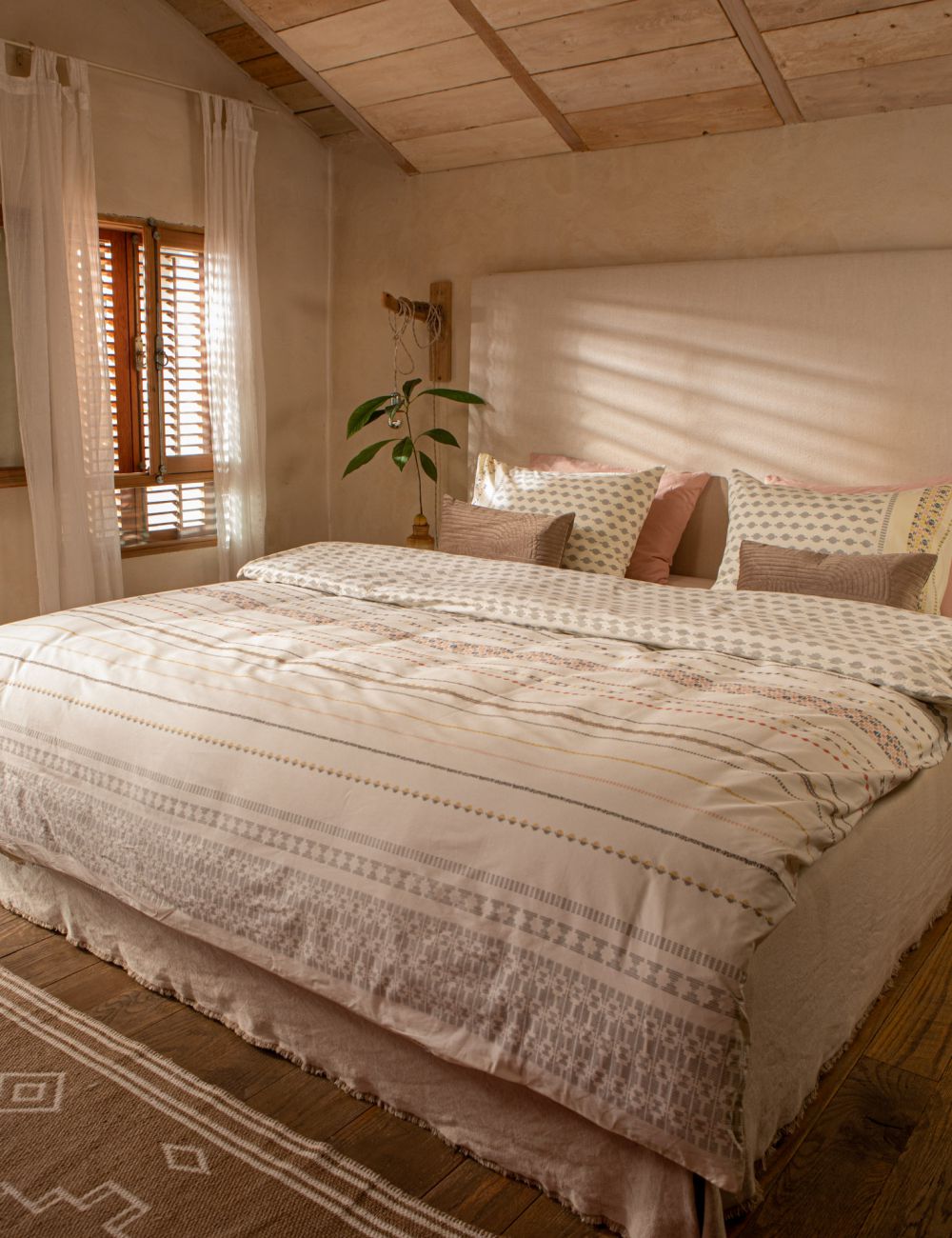 סט מצעים פרקל אתני