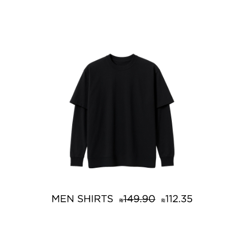 קולקציית חולצות לגברים קנו עכשיו