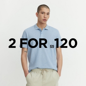 חולצות פולו גברים 2 ב 120